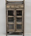 Be-Uniq Oud Glaskastje | Rustiek Verweerd | H145xB75xD38 cm