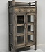 Be-Uniq Oud Glaskastje | Rustiek Verweerd | H145xB75xD38 cm