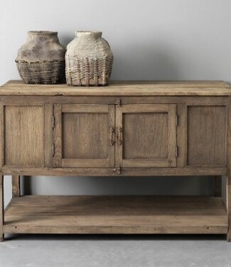 Be-Uniq Oude Werktafel | Rustiek Verweerd | B148 cm