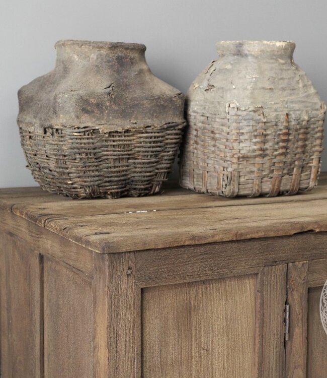 Be-Uniq Oude Werktafel | Rustiek Verweerd | H90xB148xD68 cm