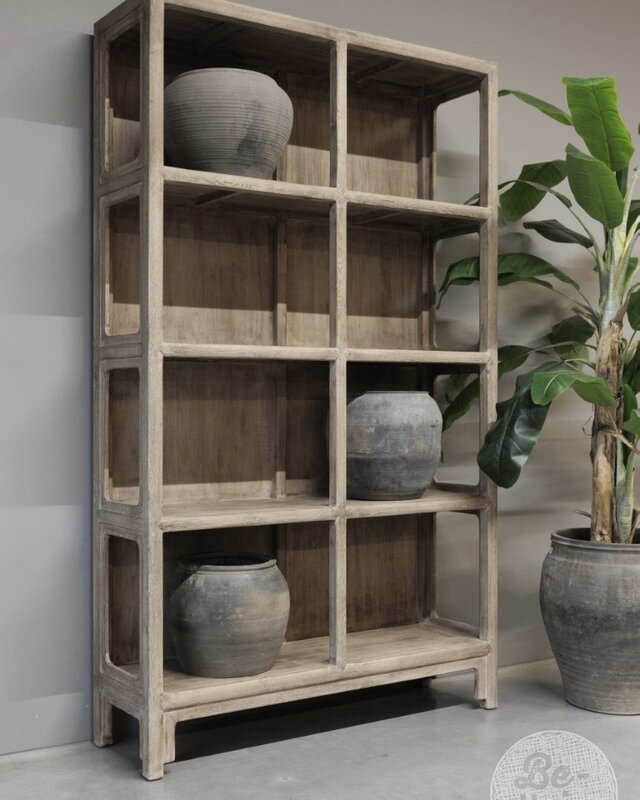Be-Uniq Oud Boekenrek | China | H220 x B130 x D40 cm