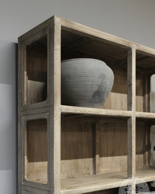 Be-Uniq Oud Boekenrek | China | H220 x B130 x D40 cm