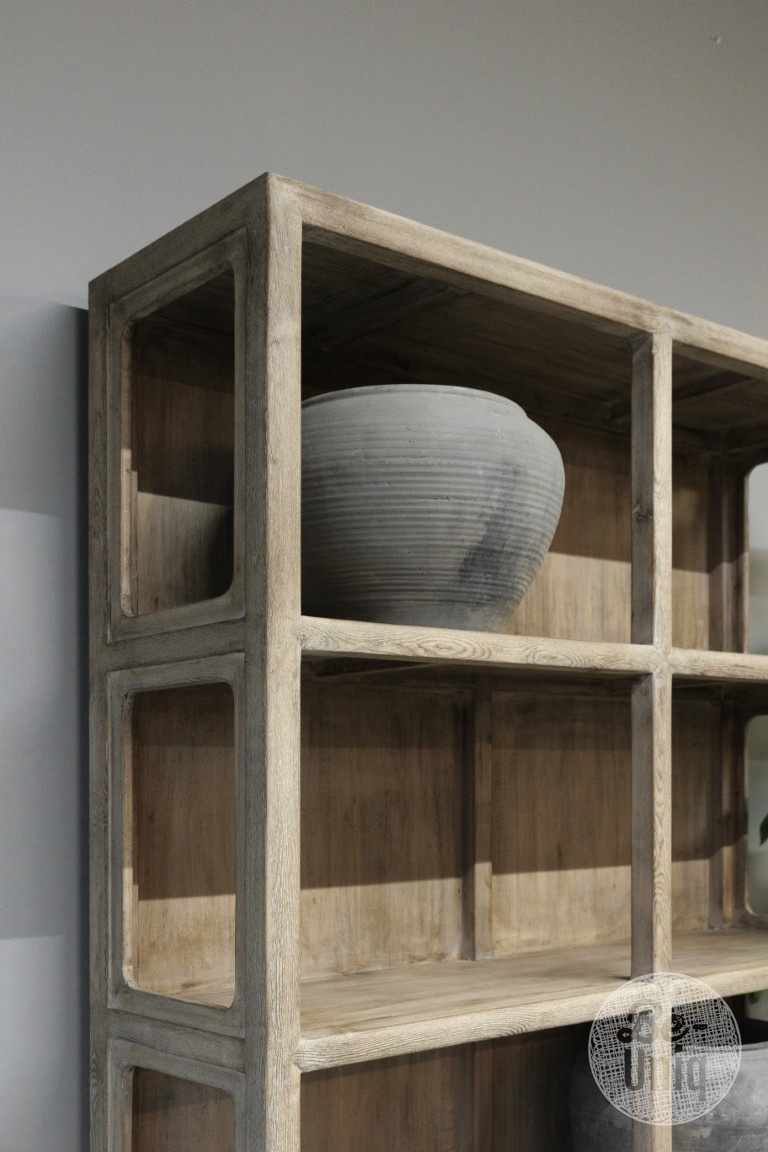 Be-Uniq Oud Boekenrek | China | H220 x B130 x D40 cm