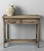 Be-Uniq Oude Haltafel | Rustiek | H76 x B90 x D45 cm