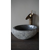 Kleine Stenen Waskom + Spoelgat | H13 x B30 x D25 cm