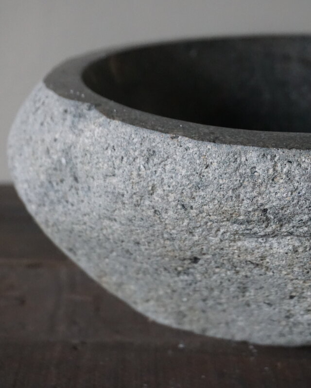 Rene Houtman Kleine Stenen Waskom + Spoelgat | H13 x B30 x D25 cm