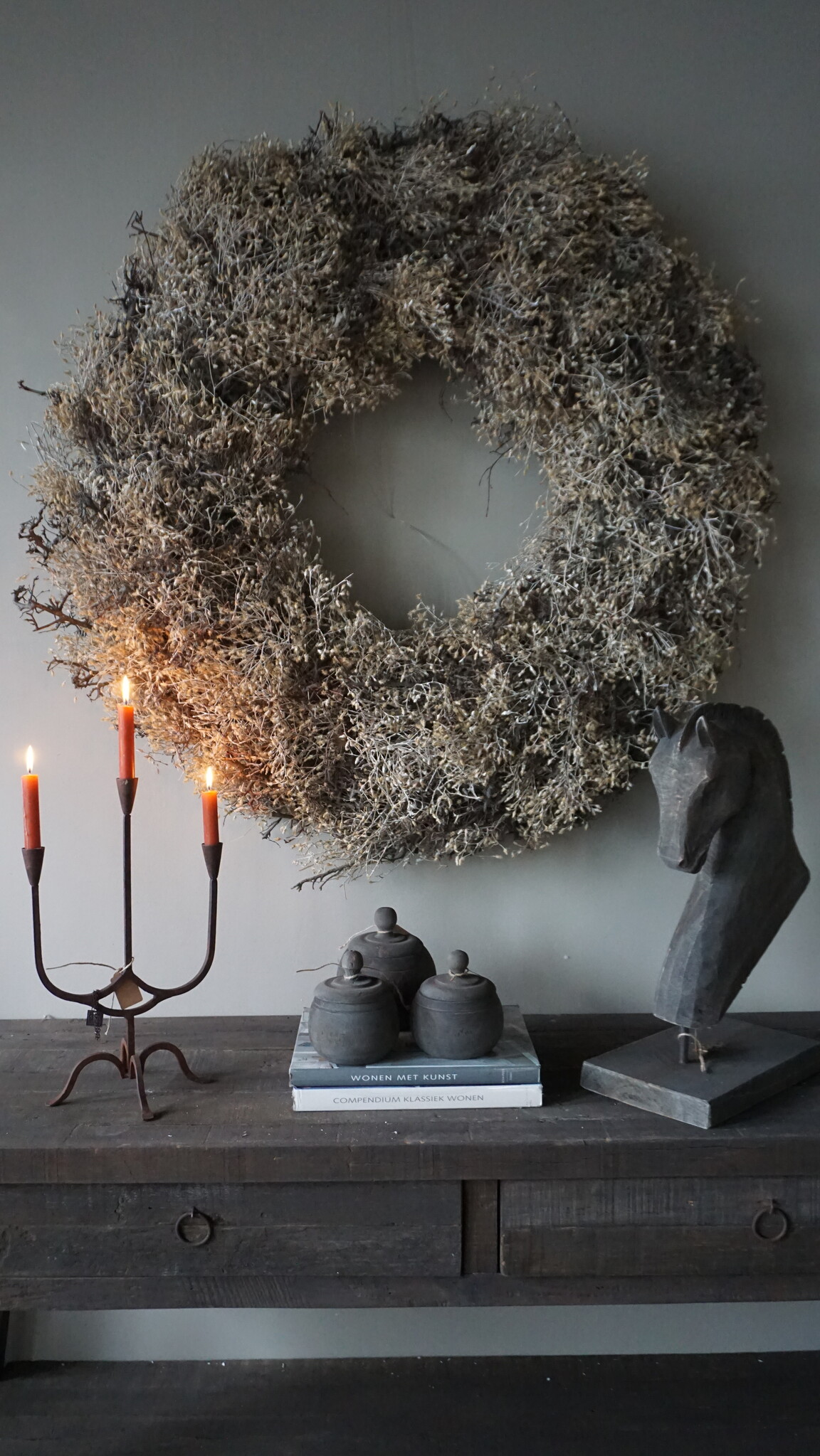 Rene Houtman Bonsai Krans | Gold-Wash | D100 cm