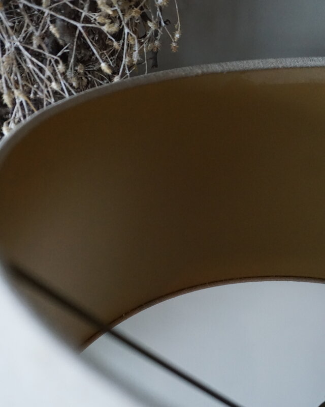 Rene Houtman Lampenkap | Ø46 cm x H24 cm | Beige | Tweedekansje!
