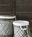 Be-Uniq Wasmand Alma | Rattan | Grijs | M | H42xD38 cm