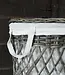 Be-Uniq Wasmand Alma | Rattan | Grijs | M | H42xD38 cm