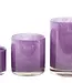 DutZ Kaarsenglas | Violet | H15 x D10 cm