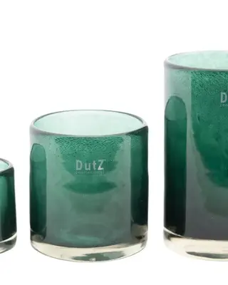 DutZ Kaarsenglas | Donkergroen | 3 Maten!