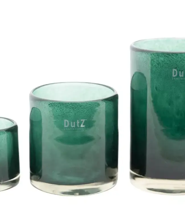 DutZ Kaarsenglas | Donkergroen | 3 Maten!