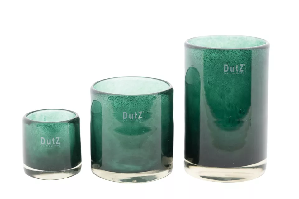 DutZ Kaarsenglas | Donkergroen | 3 Maten!