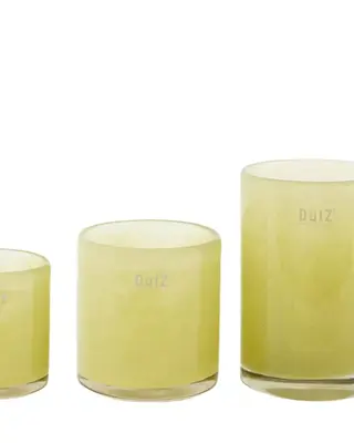 DutZ Kaarsenglas | Chartreuse | H15 xD10 cm