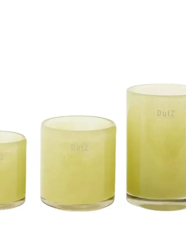 DutZ Kaarsenglas | Chartreuse | H15 x D10 cm