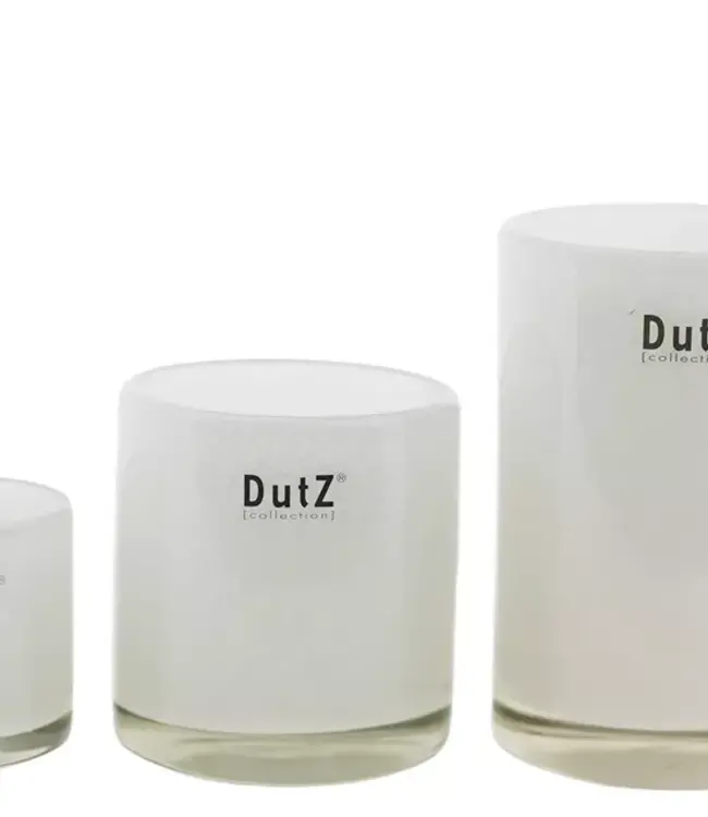 DutZ Kaarsenglas | Wit | 3 Maten!