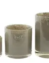 DutZ Kaarsenglas | Taupe | H15 x D10 cm