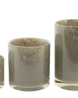 DutZ Kaarsenglas | Taupe | 3 Maten!