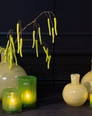 DutZ Vaas Flora | Chartreuse | 3 Maten!