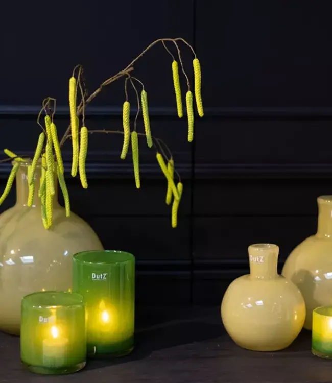 DutZ Vaas Flora | Chartreuse | 3 Maten!