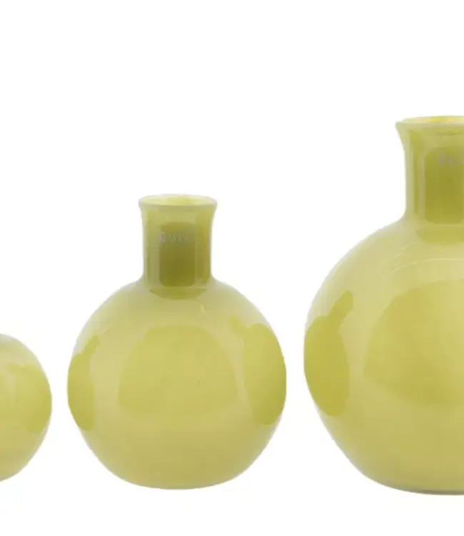 DutZ Vaas Flora | Chartreuse | 3 Maten!