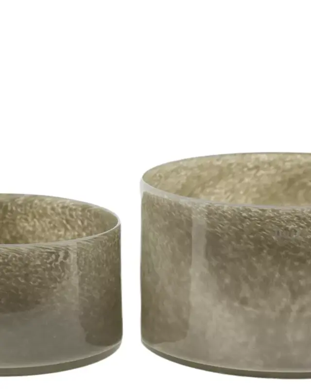 DutZ Kom Cilinder | Taupe | H13 x D25 cm