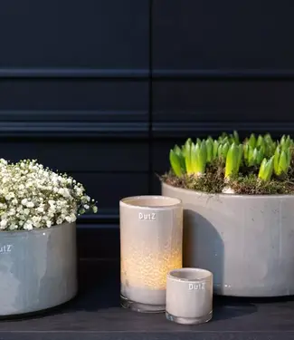 DutZ Kom Cilinder | Taupe | H13 x D25 cm