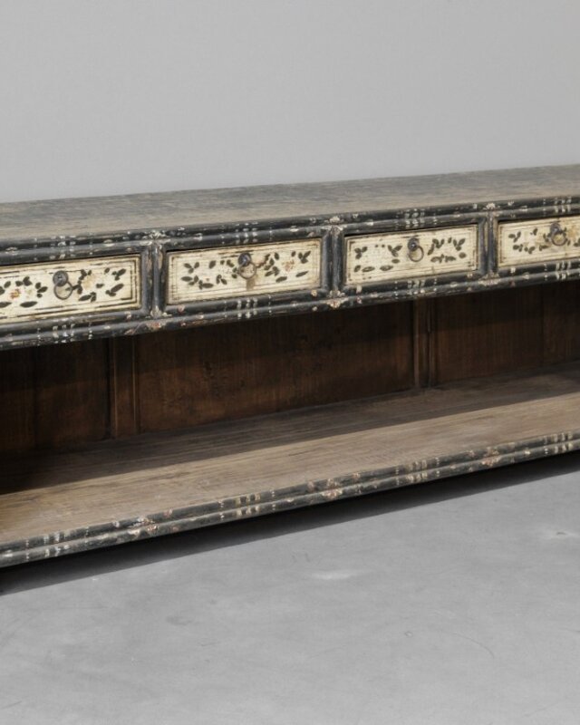 Be-Uniq TV-Dressoir | China | Zwart | H51 x B152 x D40 cm