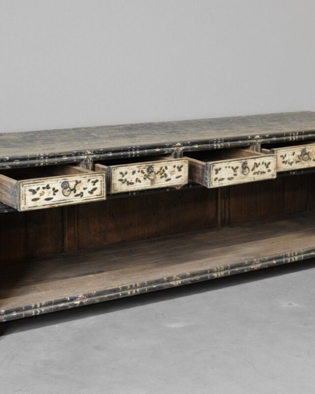 Be-Uniq TV-Dressoir | China | Zwart | H51 x B152 x D40 cm