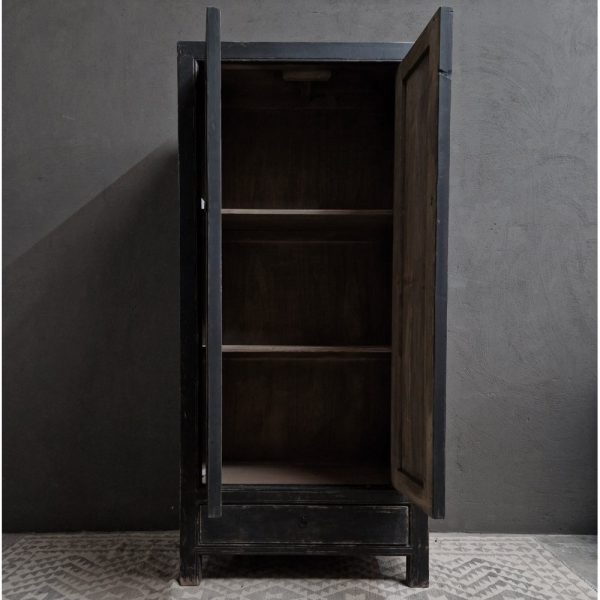 Luksa Home Collection Kast Tarek | Vintage Black | H200 x B90 x D46 cm