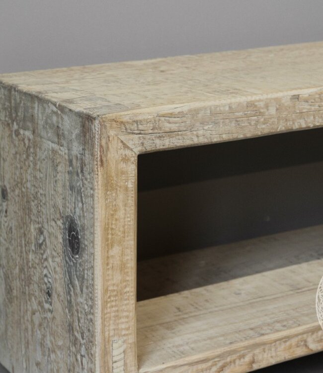 Be-Uniq TV-Meubel | Oud Hout | H40 x B210 x D34 cm