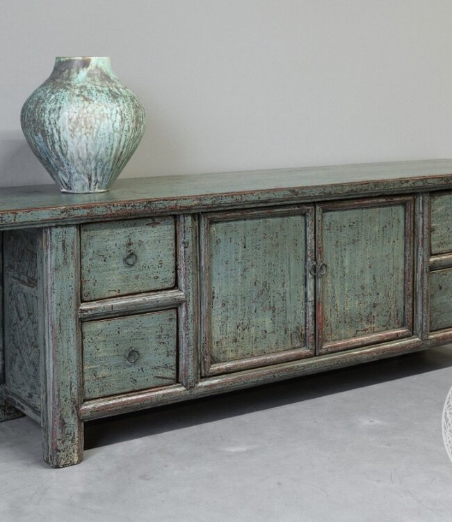 Be-Uniq TV-Dressoir | Groen | China | H62 x B178 x D44 cm