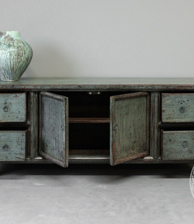 Be-Uniq TV-Dressoir | Groen | China | H62 x B178 x D44 cm