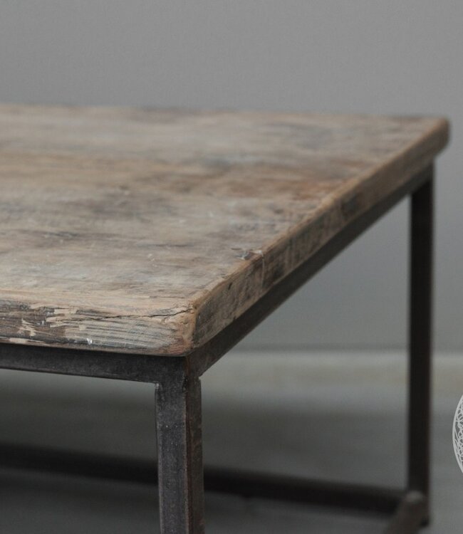 Be-Uniq Salontafel Oude Deur | H38 x B144 x D63 cm