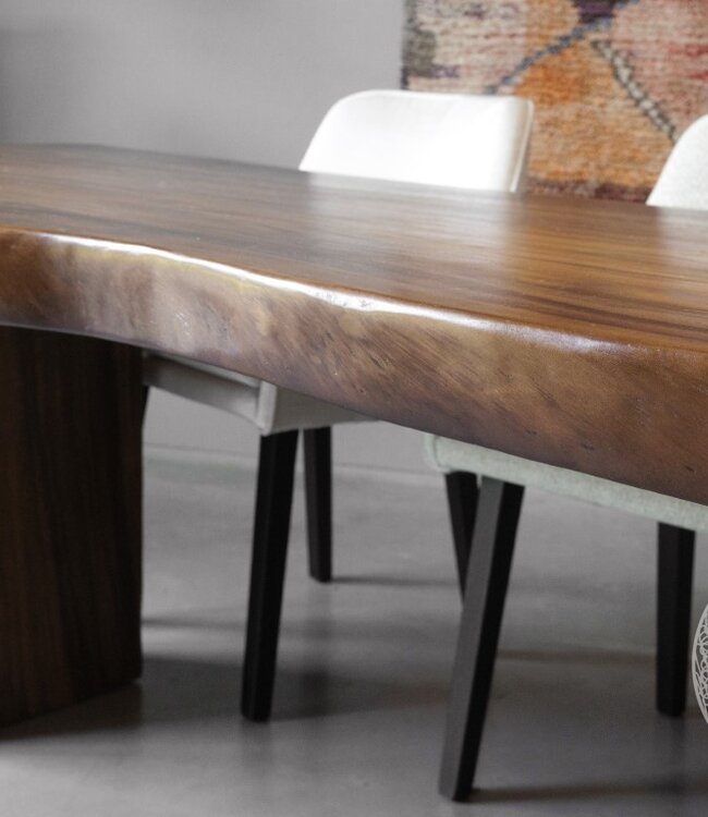 Be-Uniq Suar Eettafel | Suarhout | 3 Maten!