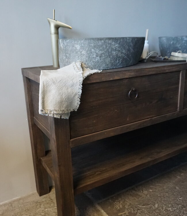 Rene Houtman Badmeubel Ramon | Grenen Wagonplanken | Kies Maat