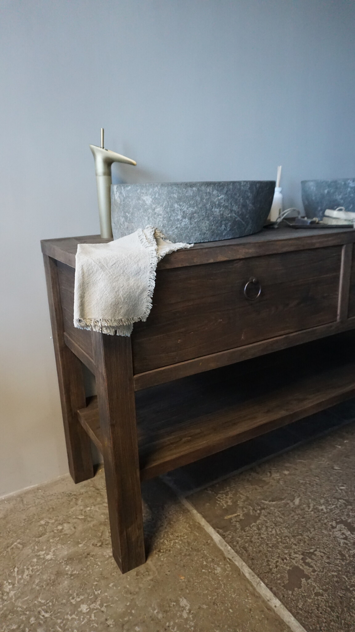 Rene Houtman Badmeubel Ramon | Grenen Wagonplanken | Kies Maat