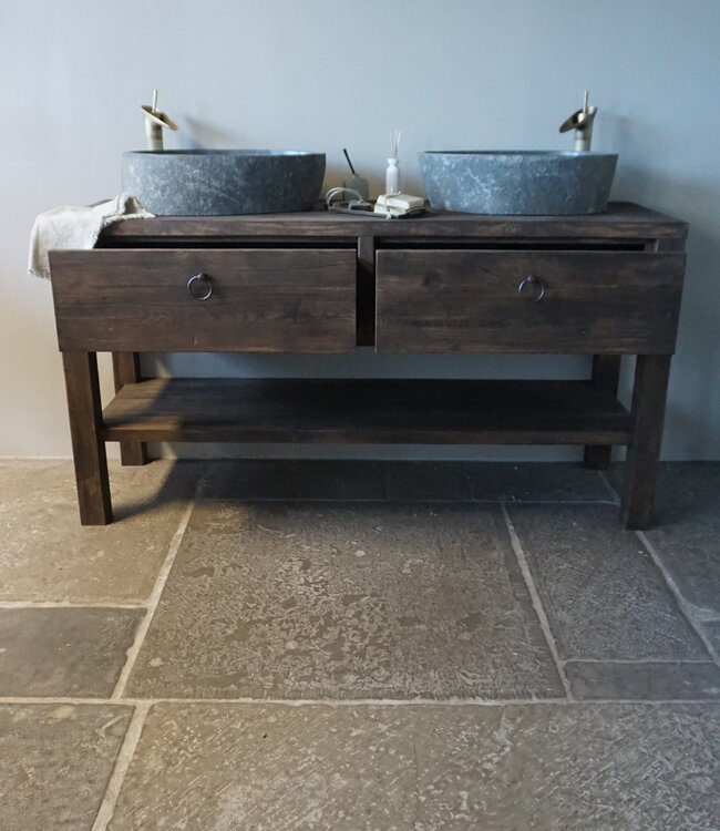 Rene Houtman Badmeubel Ramon | Grenen Wagonplanken | Kies Maat