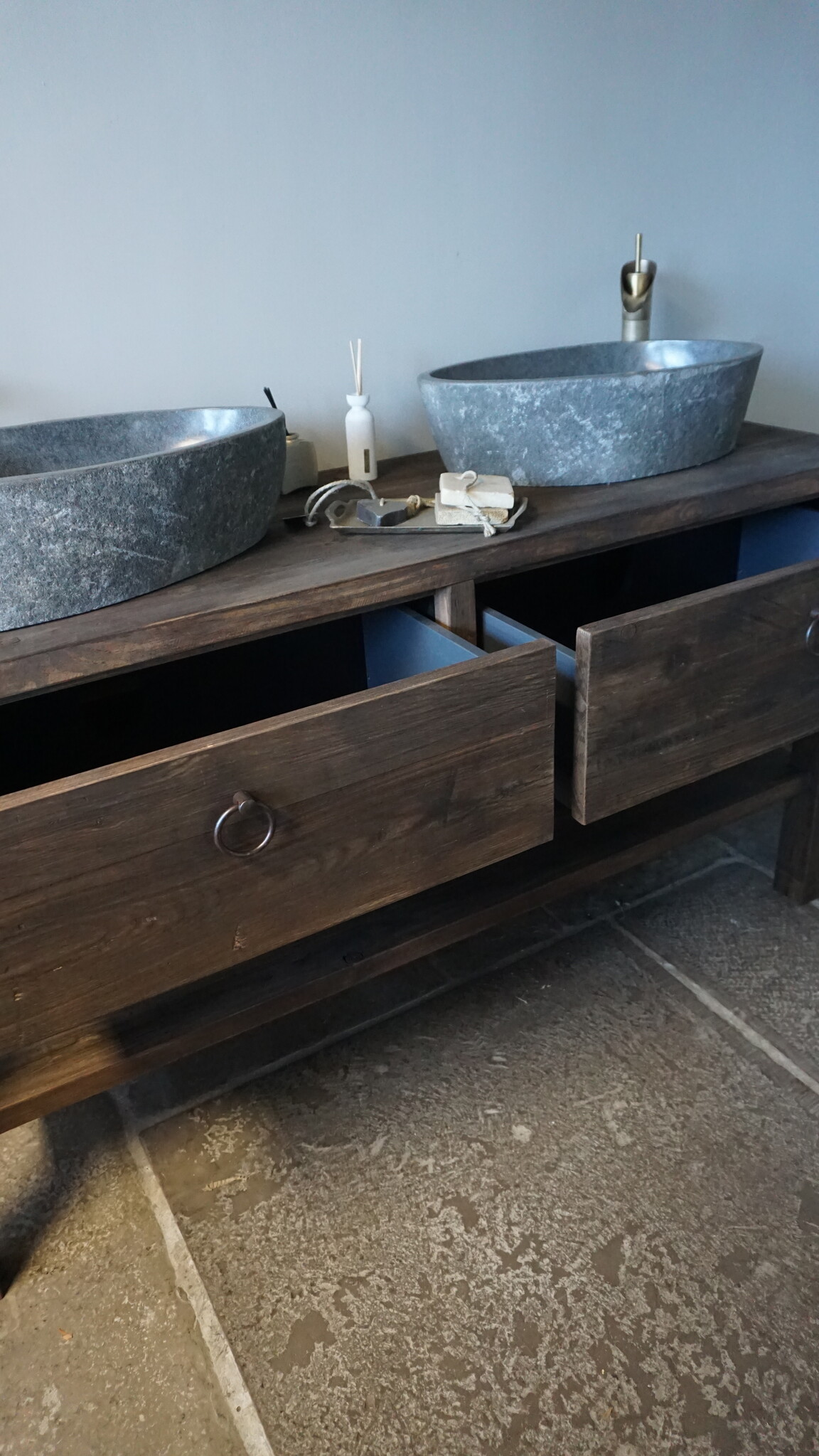 Rene Houtman Badmeubel Ramon | Grenen Wagonplanken | Kies Maat