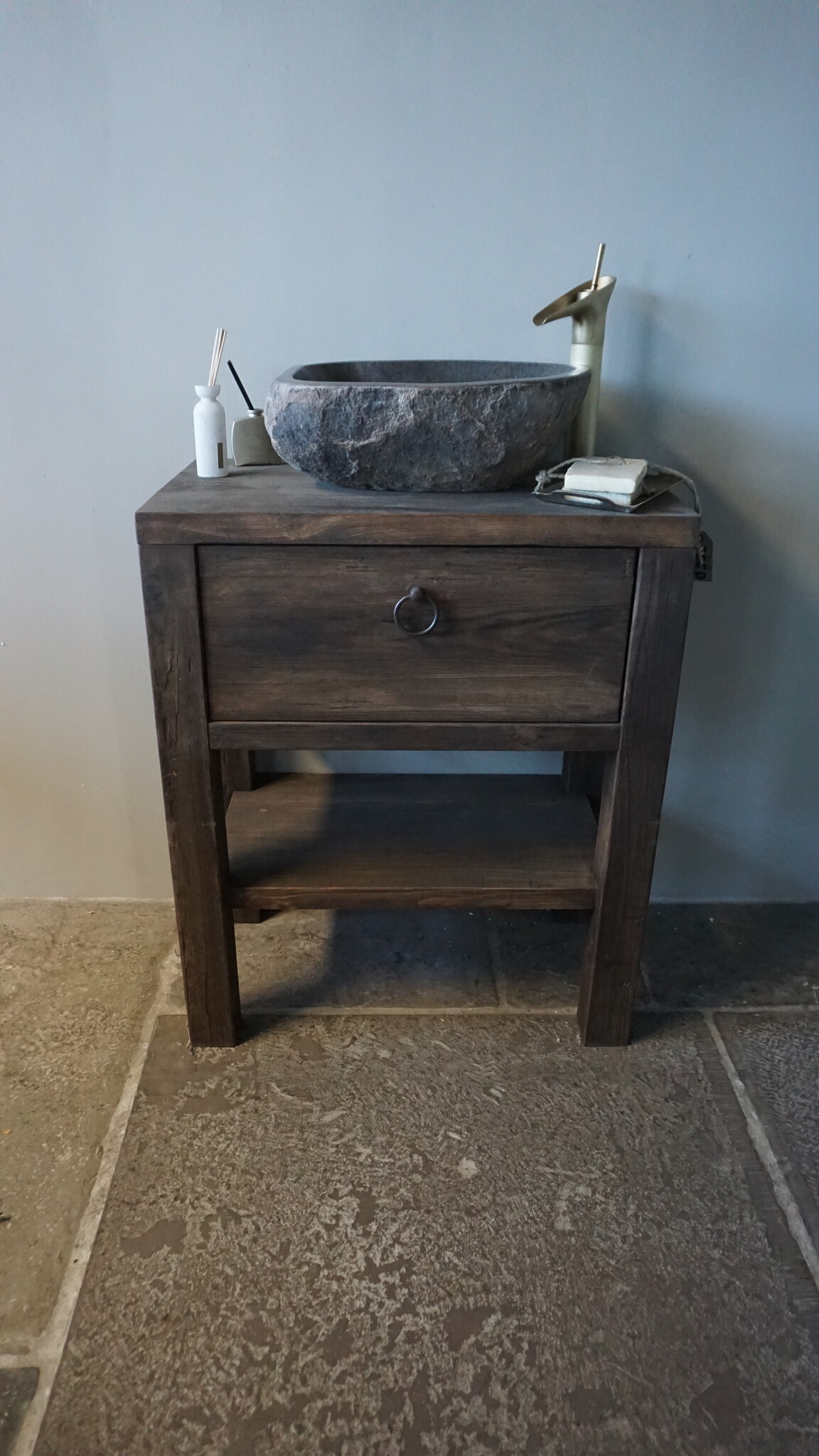 Rene Houtman Toiletmeubel Casper | Grenen Wagonplanken | Kies Maat