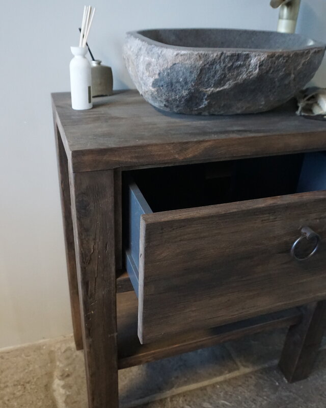 Rene Houtman Toiletmeubel Casper | Grenen Wagonplanken | Kies Maat
