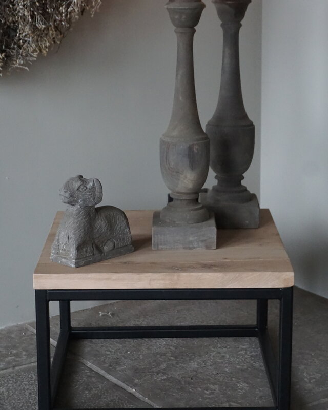 Rene Houtman Bijzettafel Yoram | Massief Eiken | H38 x B60 x D60 cm