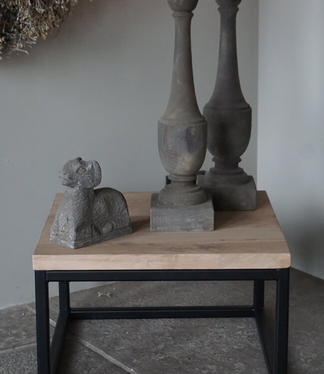 Rene Houtman Bijzettafel Yoram | Massief Eiken | H38 x B60 x D60 cm