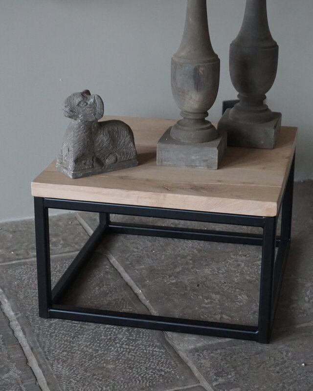 Rene Houtman Bijzettafel Yoram | Massief Eiken | H38 x B60 x D60 cm