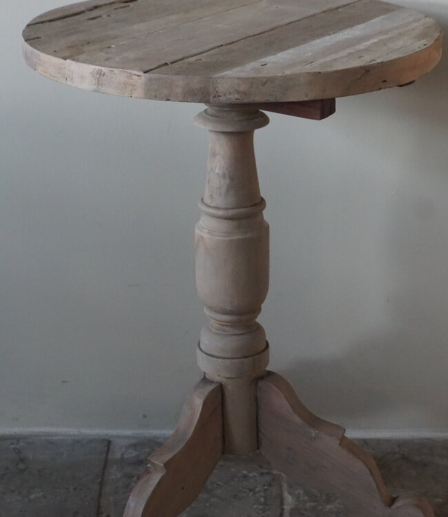 Rene Houtman Houten Wijntafel Wendy | H71 x D50 cm