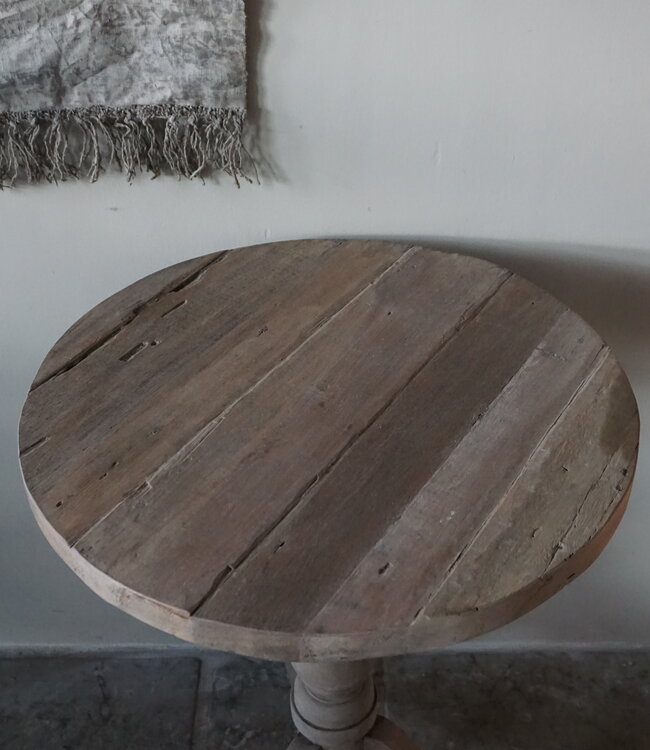 Rene Houtman Houten Wijntafel Wendy | H71 x D50 cm