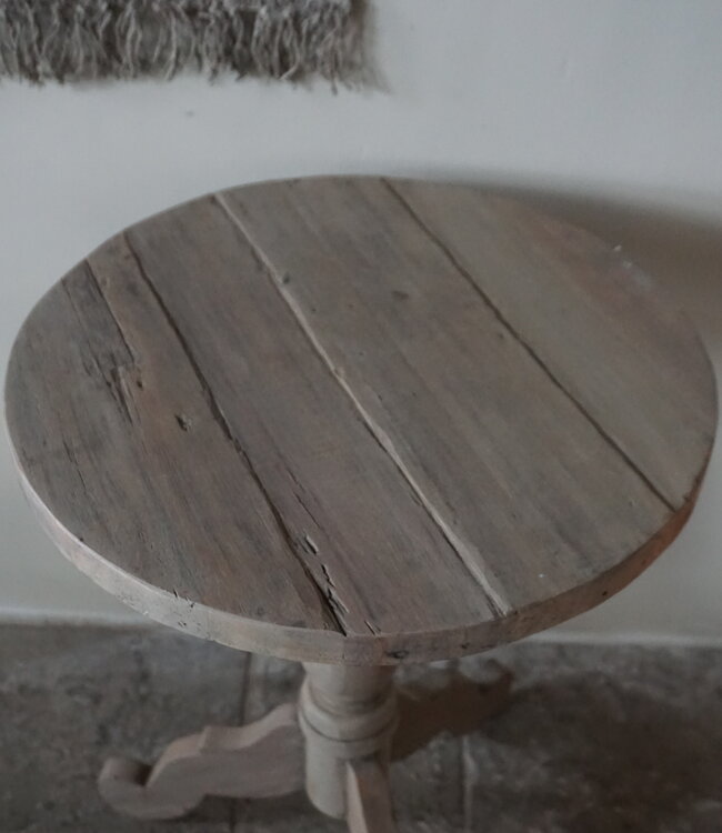 Rene Houtman Houten Wijntafel Willem | H71 x D50 cm