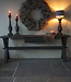 Rene Houtman Sidetable Cross Sita | Oud Hout | H80 x B200 cm