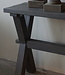 Rene Houtman Sidetable Cross Sita | Oud Hout | H80 x B200 cm
